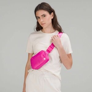 Brand new NWT sonic pink lululemon everywhere belt bag